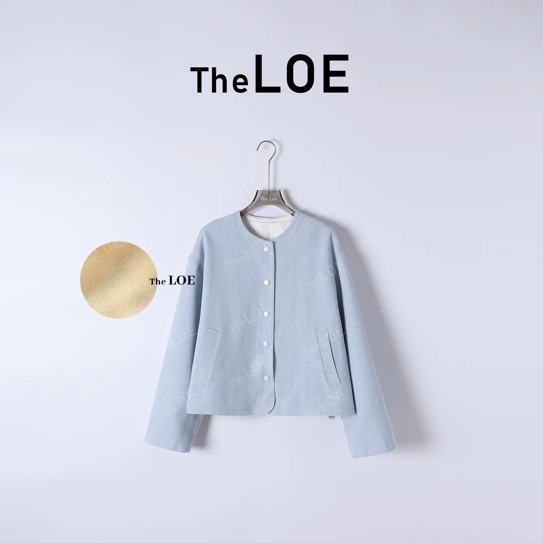 TheLOE/香草星冰乐 气质优雅百搭时尚亚麻外套#03.12W-G3922
