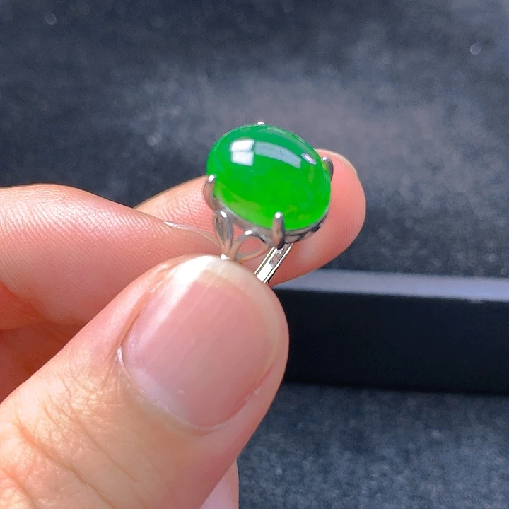 【闪购商品】翡翠银S925镶嵌颈饰翡翠