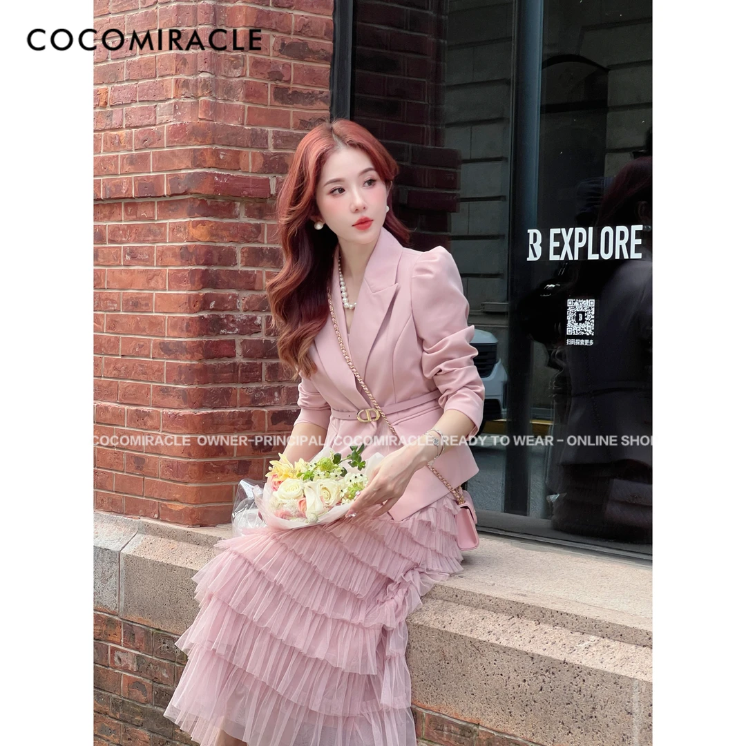 董小姐【浪漫不止】2024新款西装外套半身纱裙套装Q31TZ8165