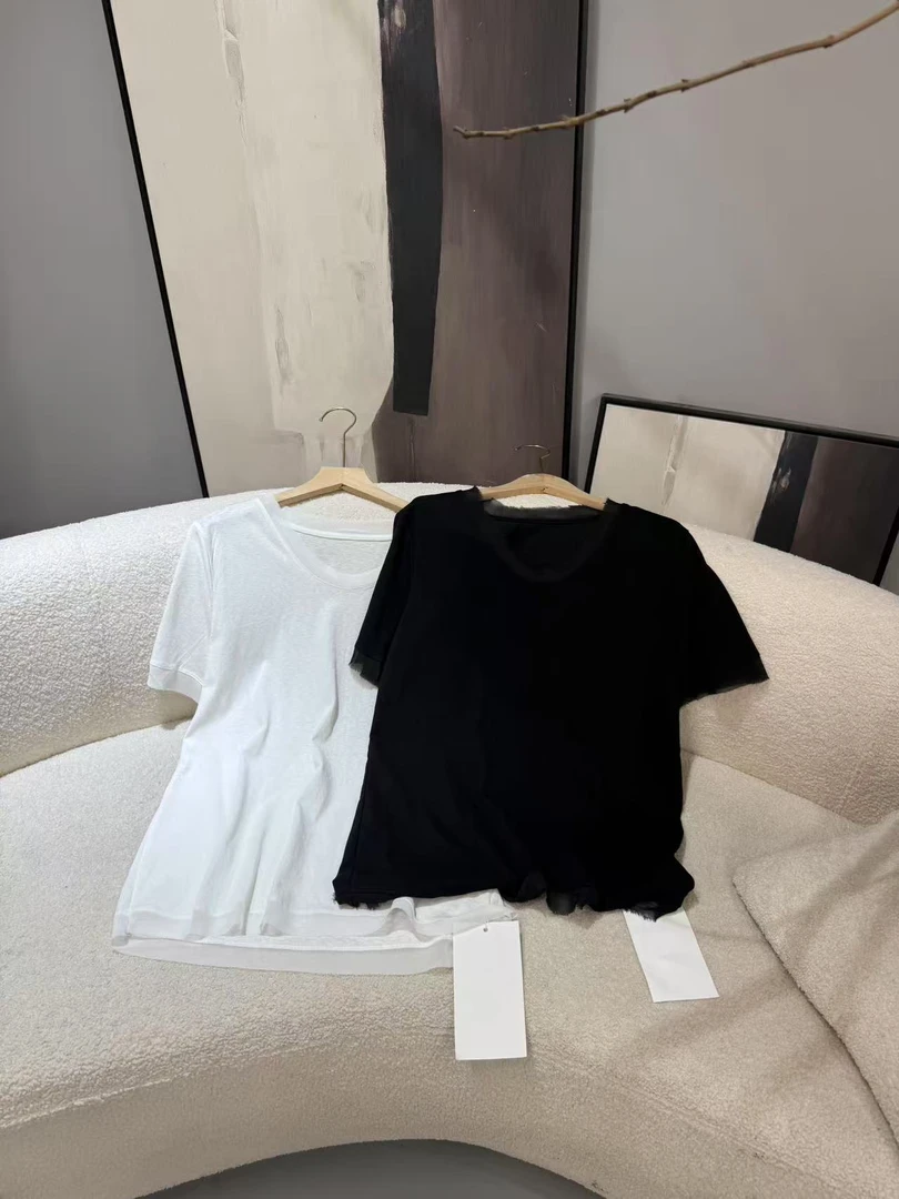 5882【PINGJIE】2025高货时尚宽松休闲潮流舒适百搭洋气短袖