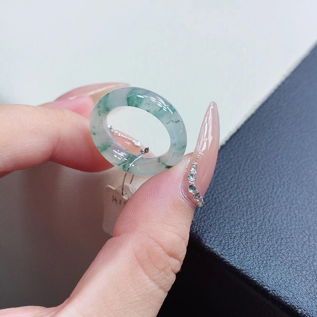 翡翠戒指未镶嵌9-10号