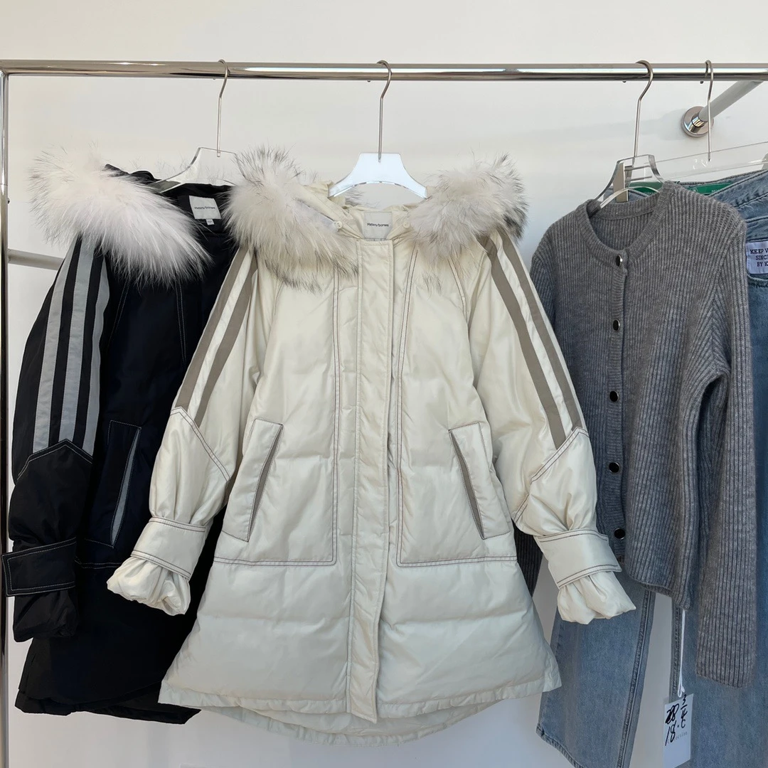 A5359 品质款！百搭经典不过时！中长款双拉链外套(注意：帽子毛