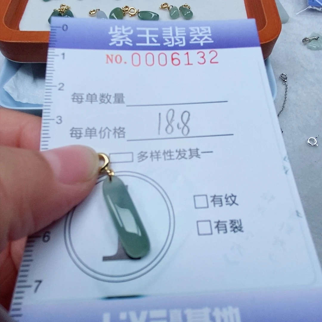 颈饰未镶嵌翡翠冰透随行