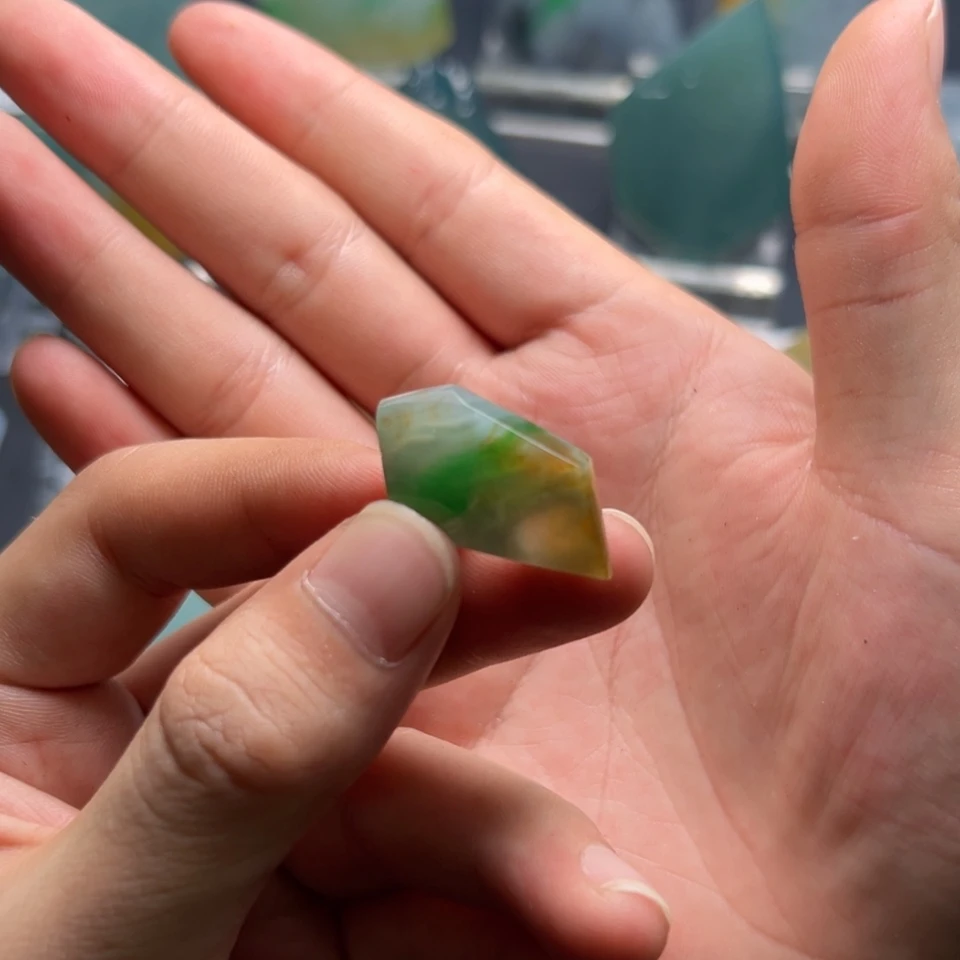 【闪购商品】定制翡翠未镶嵌黄加绿