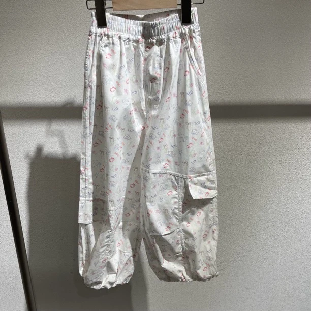 3035儿童满印休闲裤