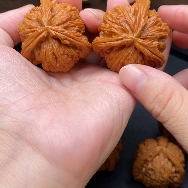 时***苒文玩核桃把件白奔