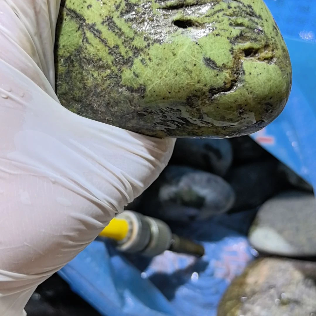 爬***牛有机玻璃藏玉药王石原石