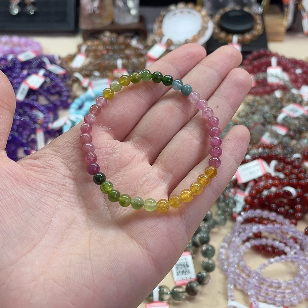 碧玺手链未镶嵌单圈