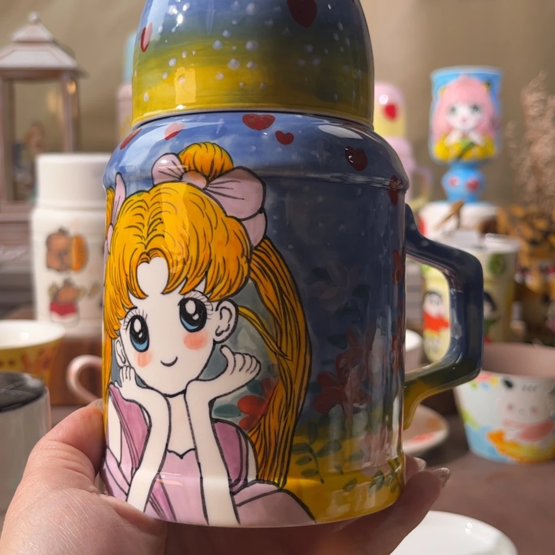 景德镇陶瓷手绘文创水杯