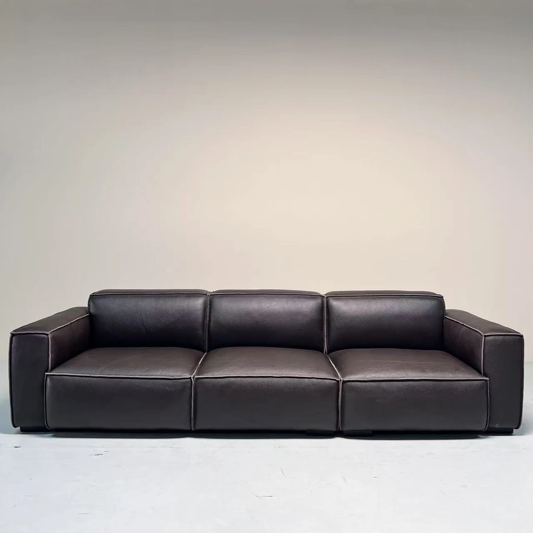 展厅清样4mm厚皮全青皮全皮巴迪沙发