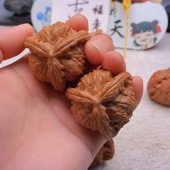 吊坠文玩核桃平****车三棱