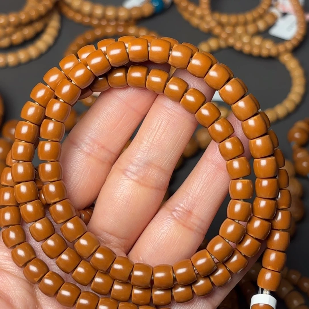 橄榄核手串夜*美橄榄核尖直切挂脖