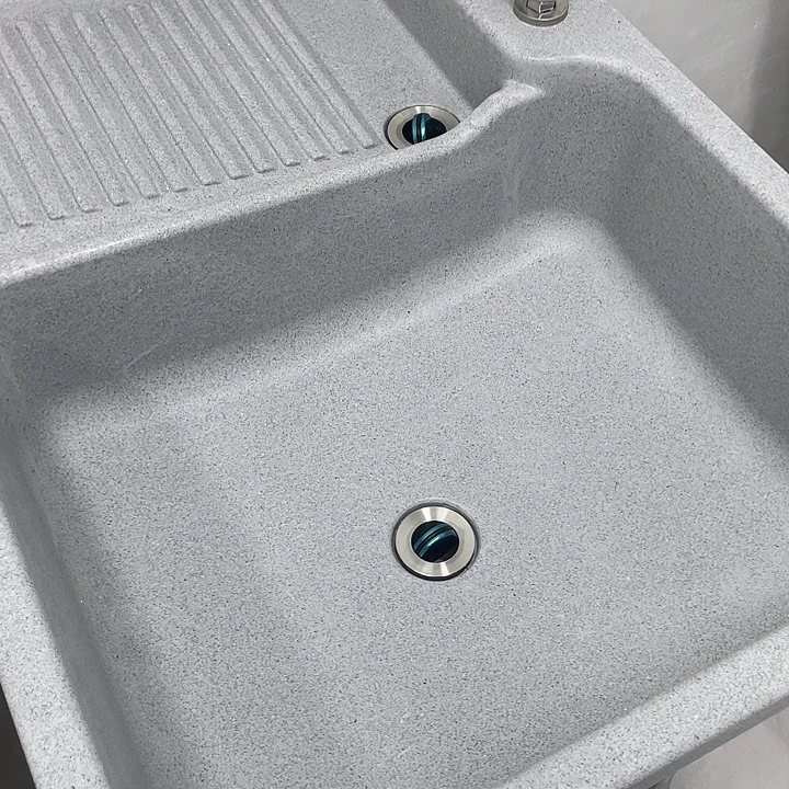 石英石平边带挡水灰色80.58.80cm