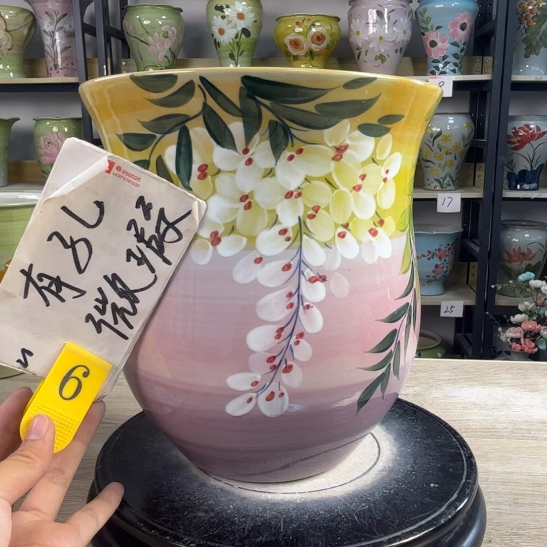 罐?**?1tc景德镇陶瓷花盆