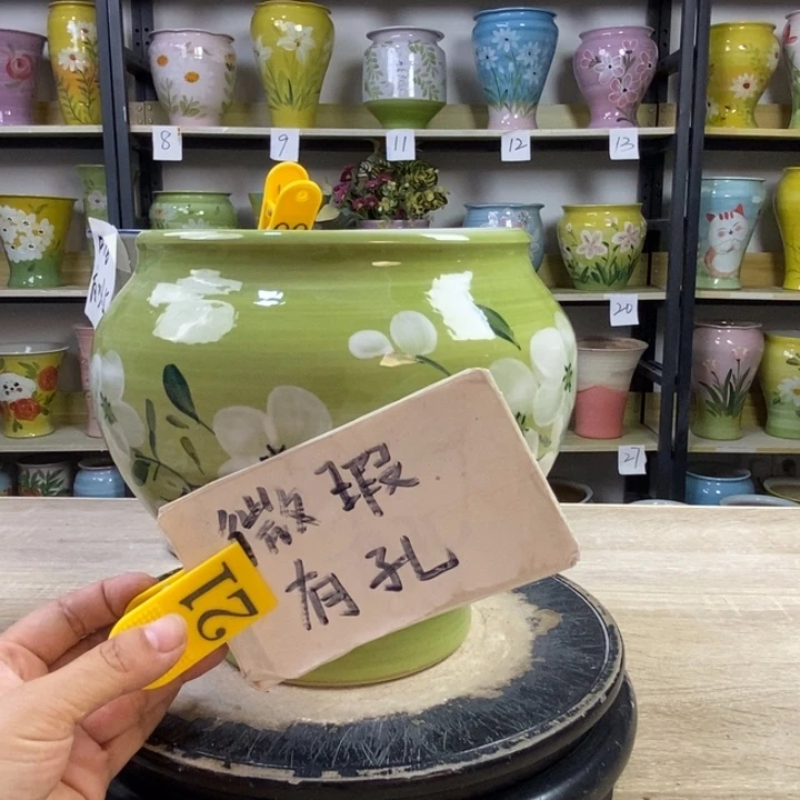 景德镇高温陶瓷花盆