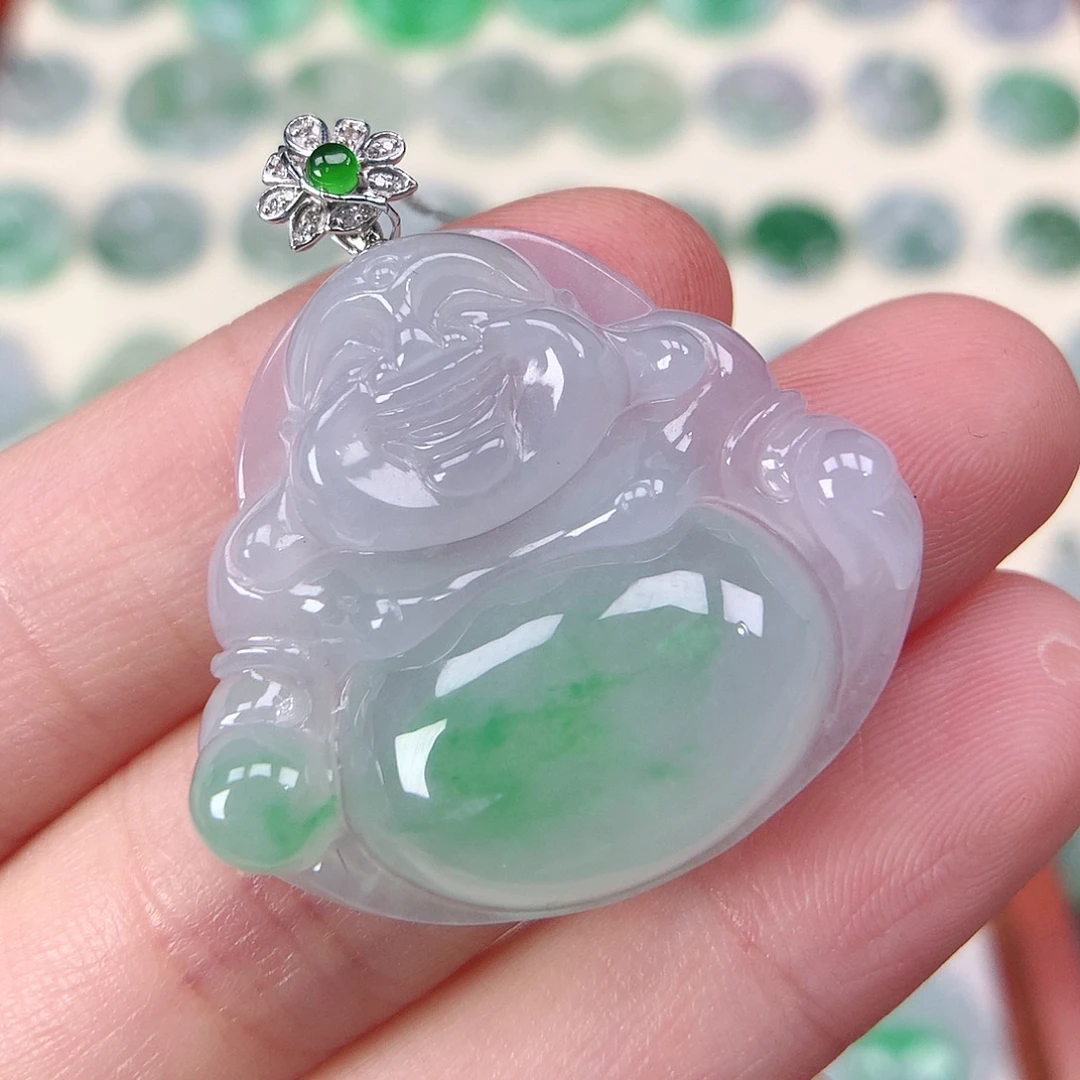 翡翠未镶嵌颈饰吊坠