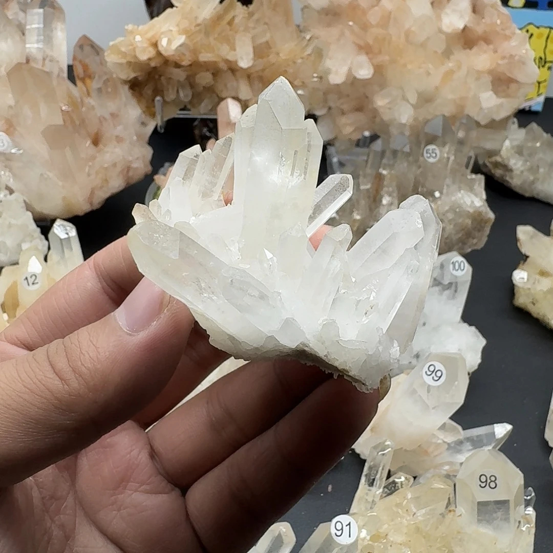 水晶珠宝半成品银S925镶嵌16