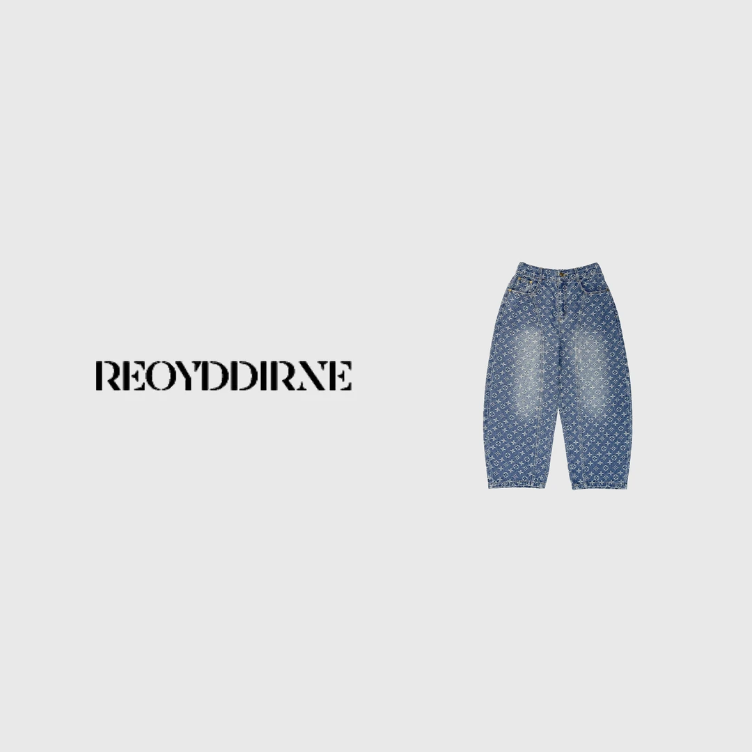拾柒-【Reoyddirne】25夏季小众时尚洗水八分裤牛仔裤115598