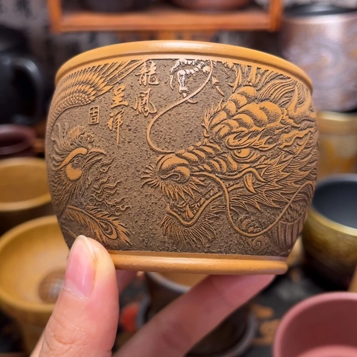 紫砂茶杯宜兴紫砂茶具正品
