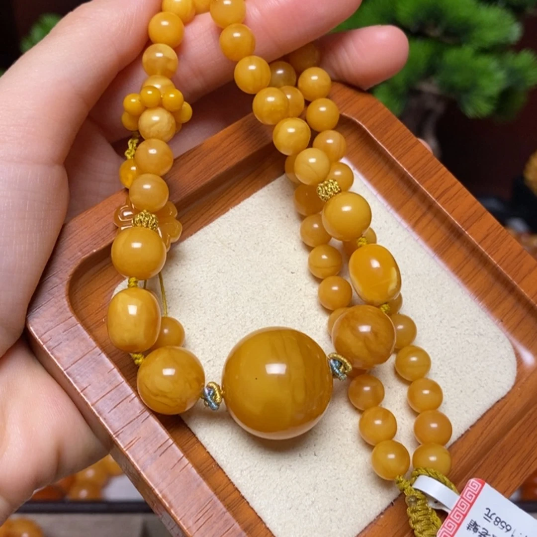 【闪购商品】蜜蜡颈饰未镶嵌项链