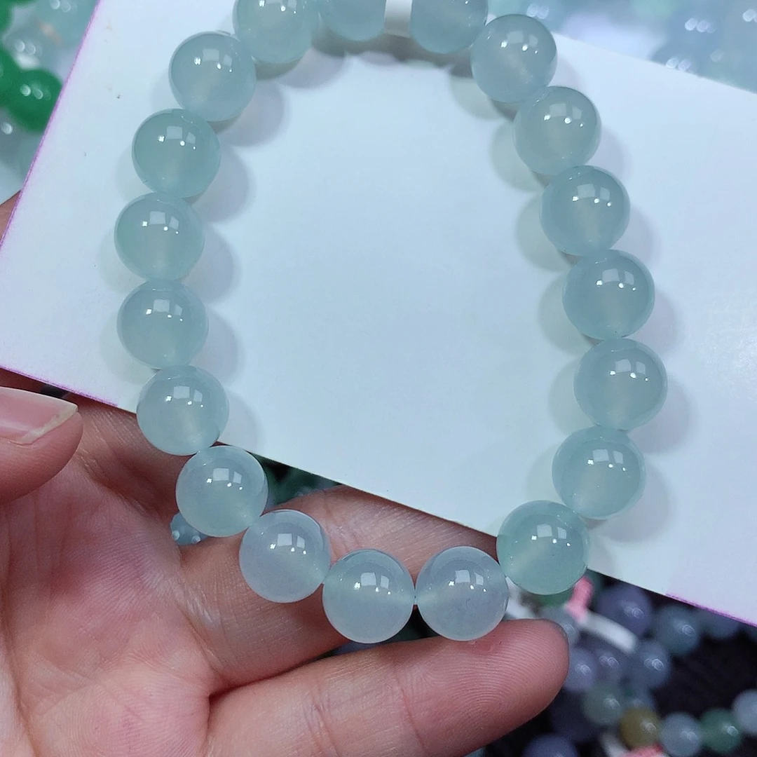 翡翠手链未镶嵌卡10