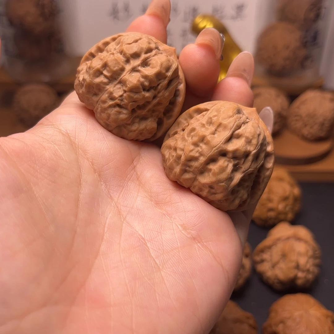 文玩核桃把件蛤蟆头37