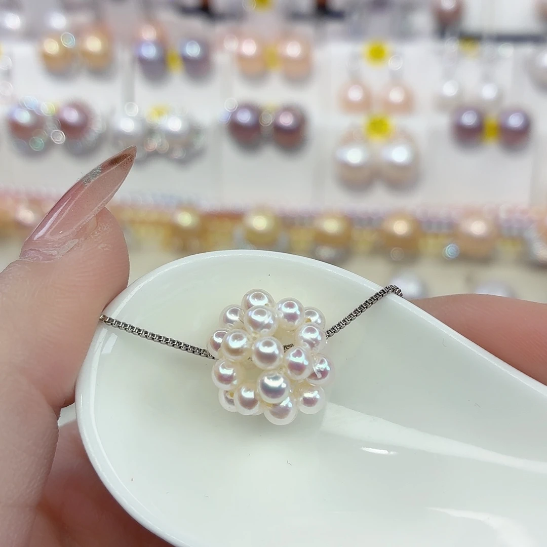合金淡水珍珠颈饰