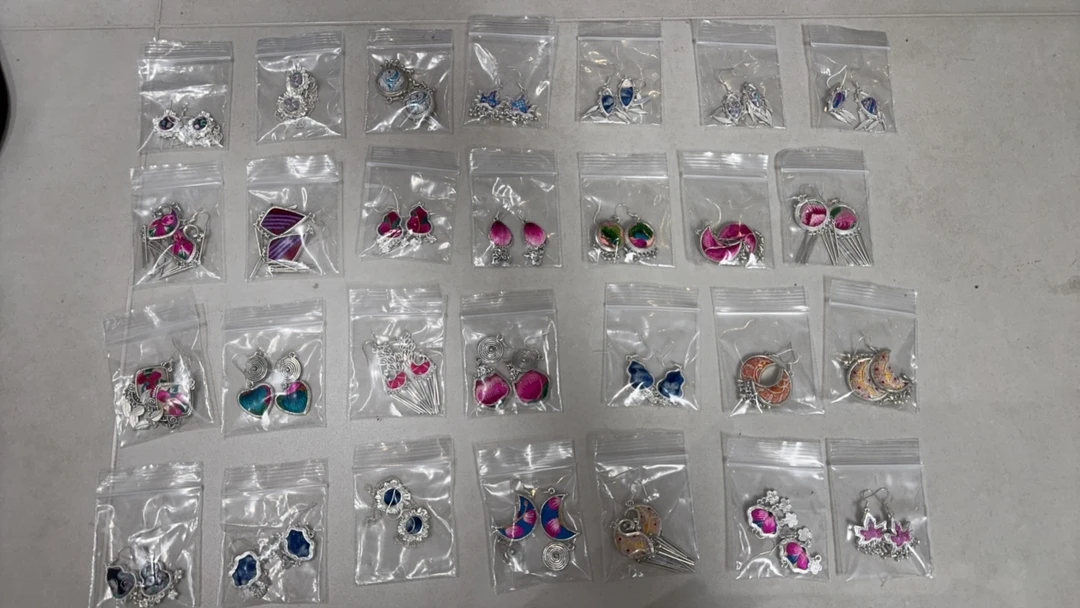 纯手工苗银耳饰民族风