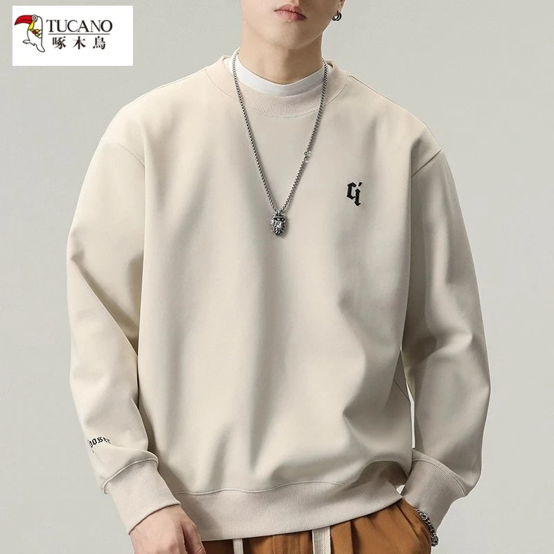 TUCANO/啄木鳥男士美式重磅卫衣圆领长袖上衣潮牌男款2025新款
