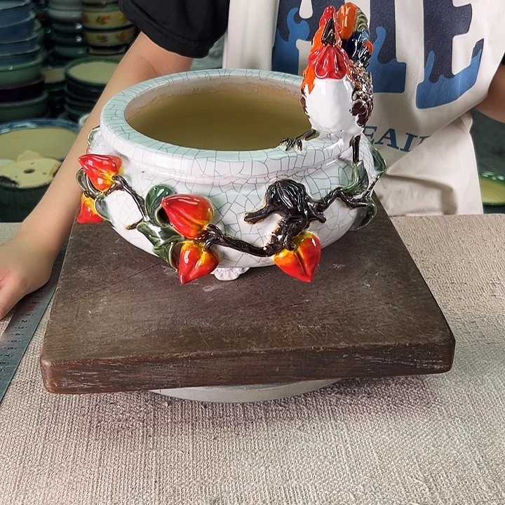 泳坤堂石湾盆陶瓷