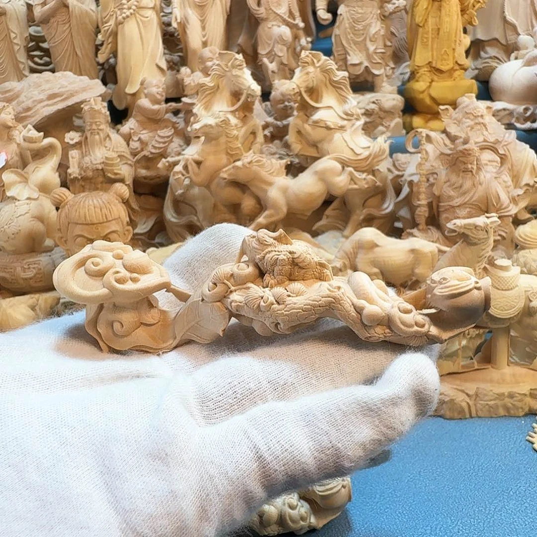 黄杨木得*小叶黄杨木金蟾