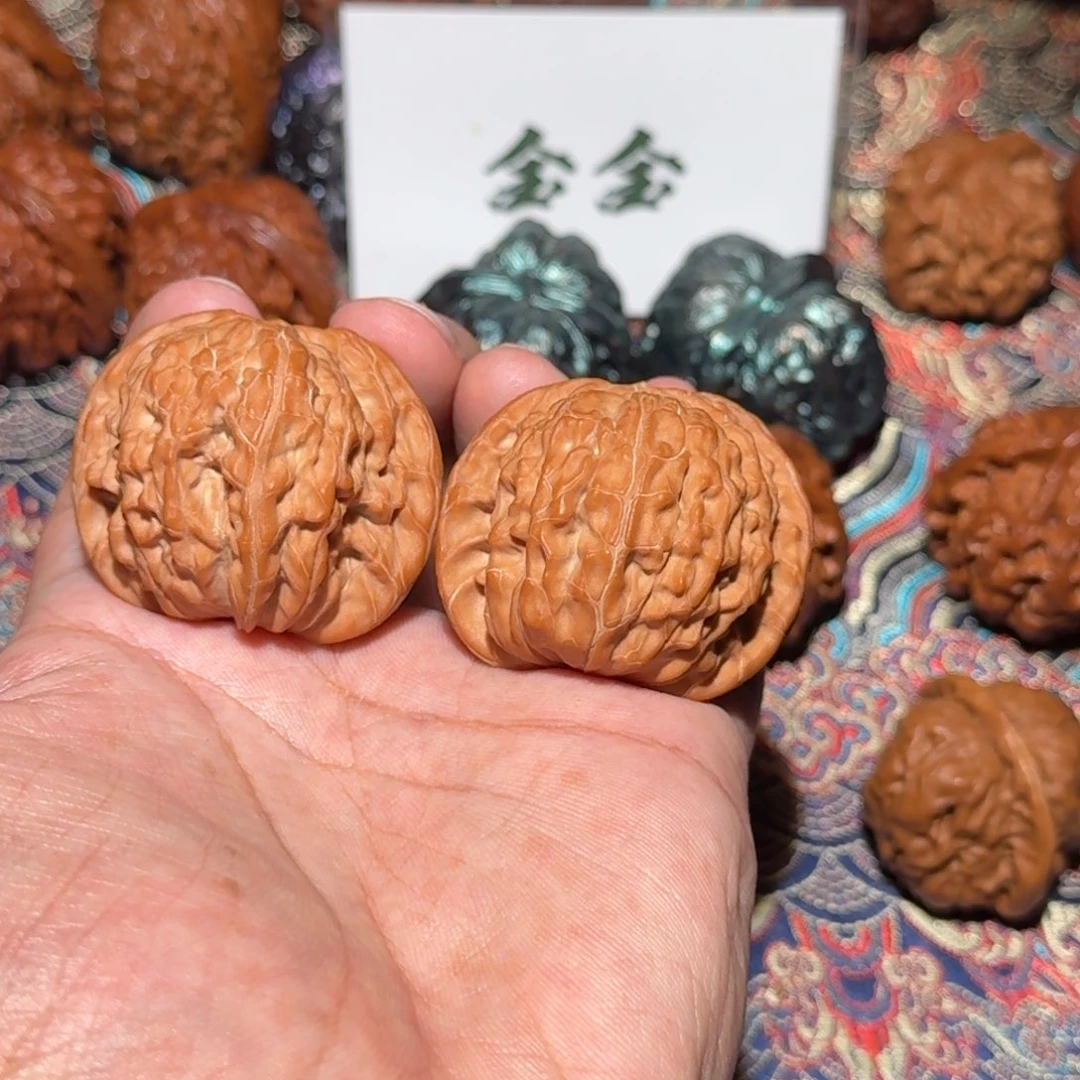 把件文玩核桃2277磨盘，尺寸42 40 35