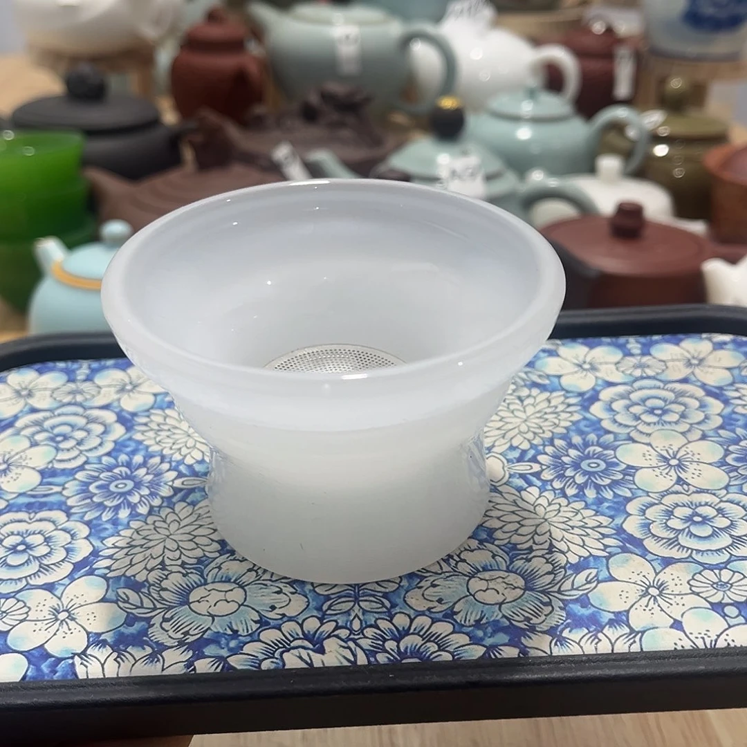 瓷片茶摆件工艺品摆件666