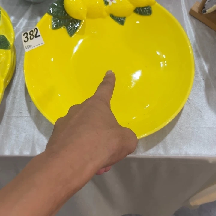 丽***水晶玻璃吸管款盘子