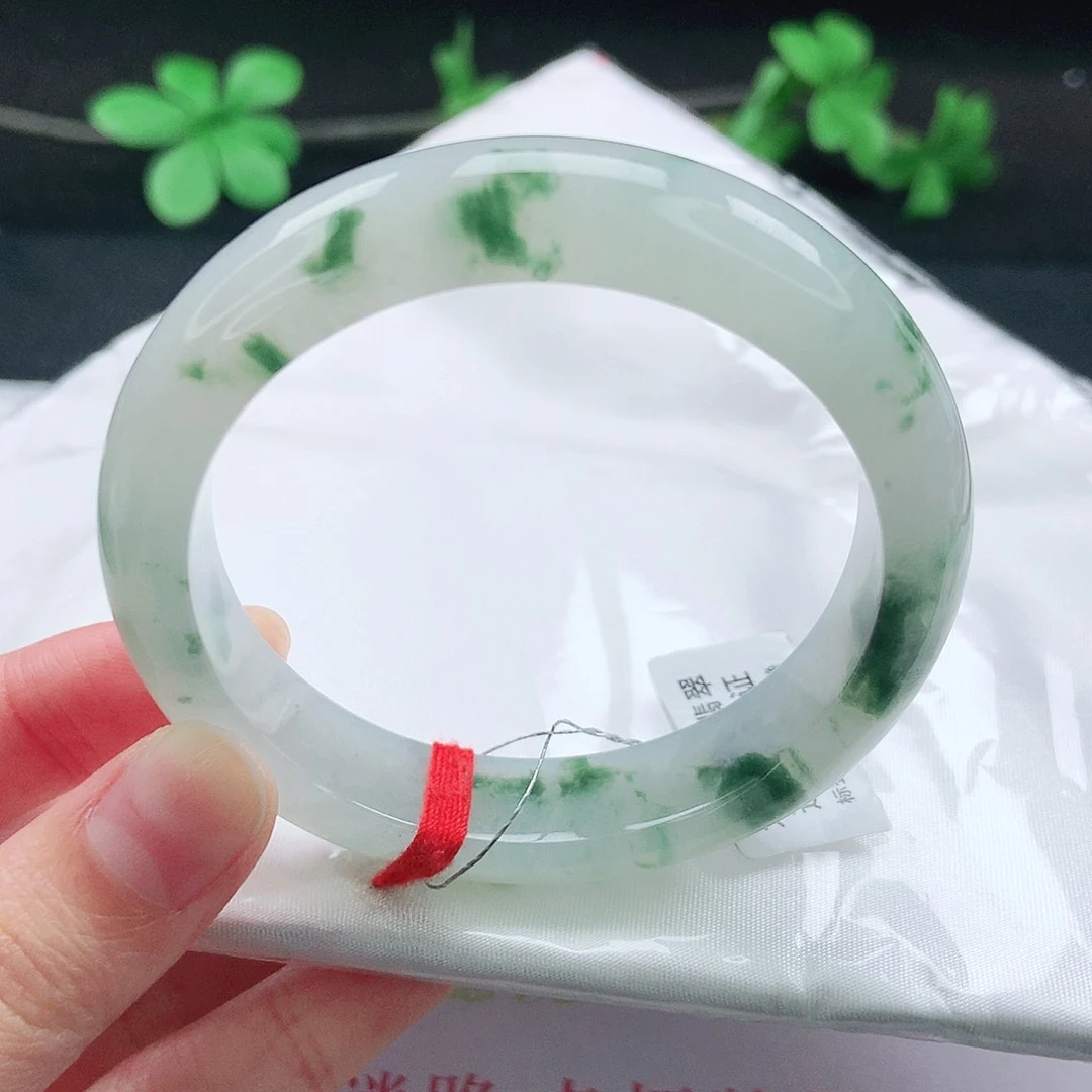未镶嵌手镯翡翠53圈