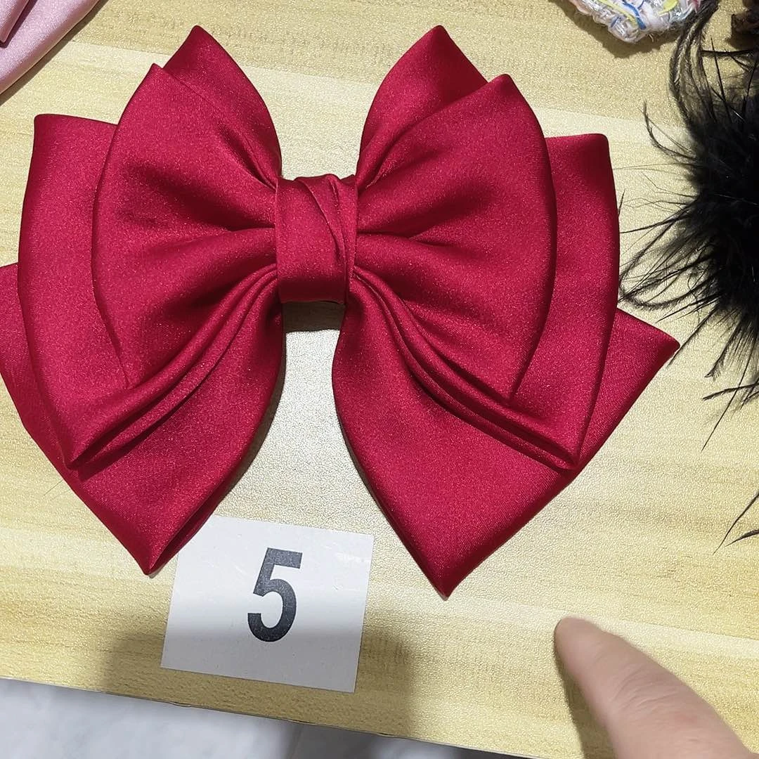 布艺铁合金蝴蝶结发夹