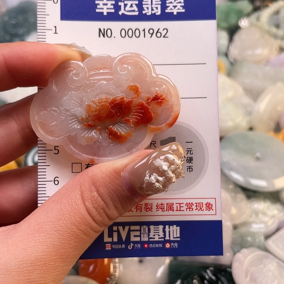 翡翠未镶嵌颈饰1962