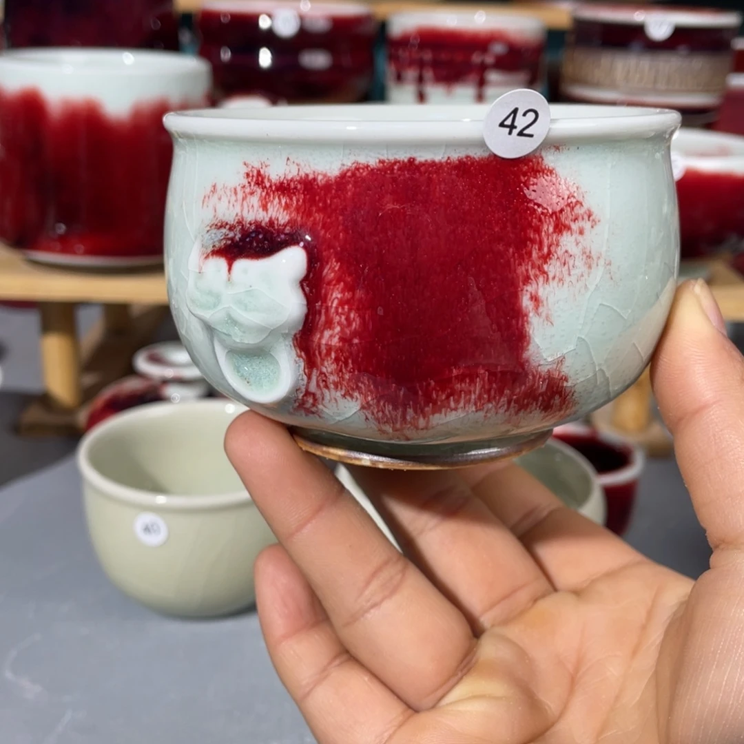 瓷片纯手工制作……微微瑕