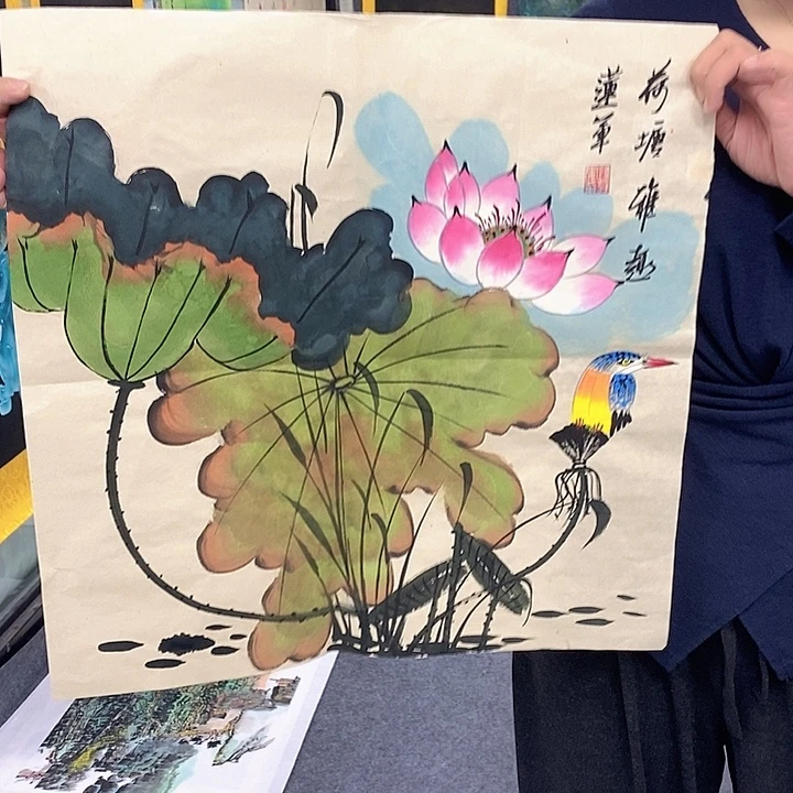 国画国画作品手绘