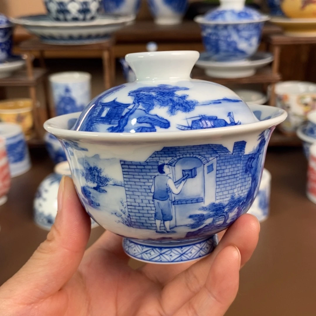 景德镇陶瓷手工手绘