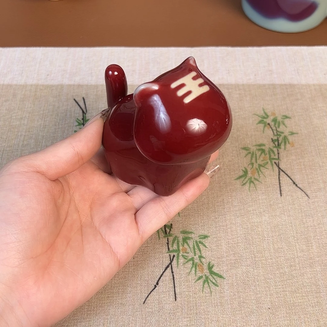 雁***南摆件神垕原产地钧瓷1