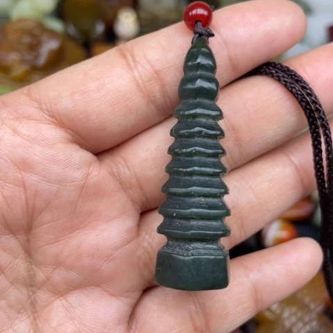 和田玉未镶嵌颈饰29