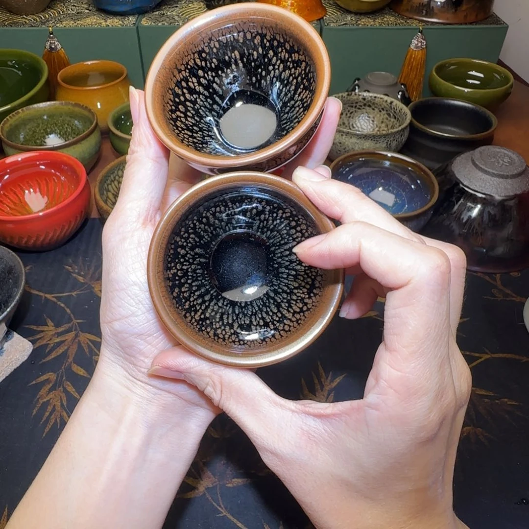 茶盏微瑕建盏，介意勿拍