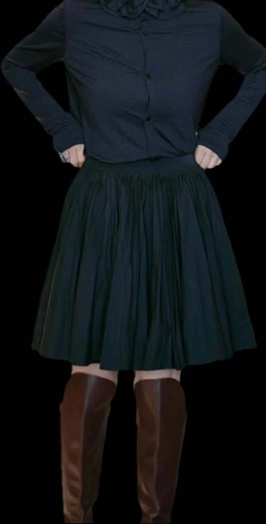 【楠姐姐定制款】夜夜半裙 显瘦 修身 时尚 高腰 秋冬 百搭 Q6060