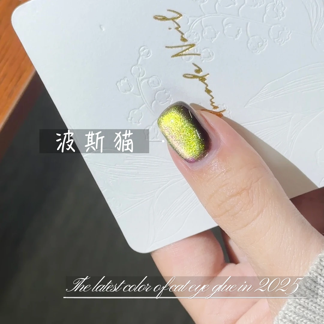 波斯猫流行高级显白猫眼甲油胶瓶装