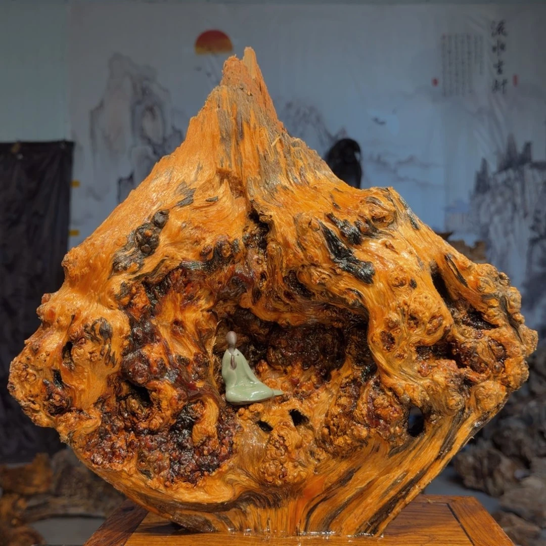 神***木木三丰琥珀木 天然摆件39