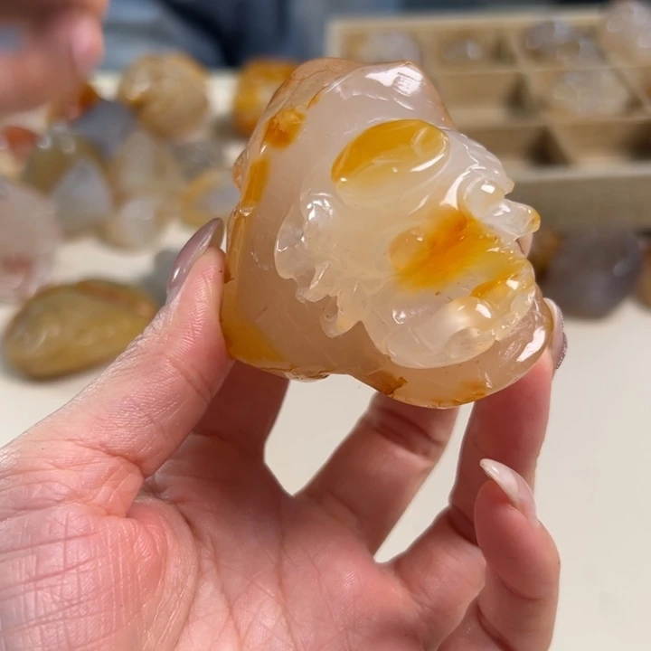 玛瑙/玉髓吊坠(不含链)未镶嵌