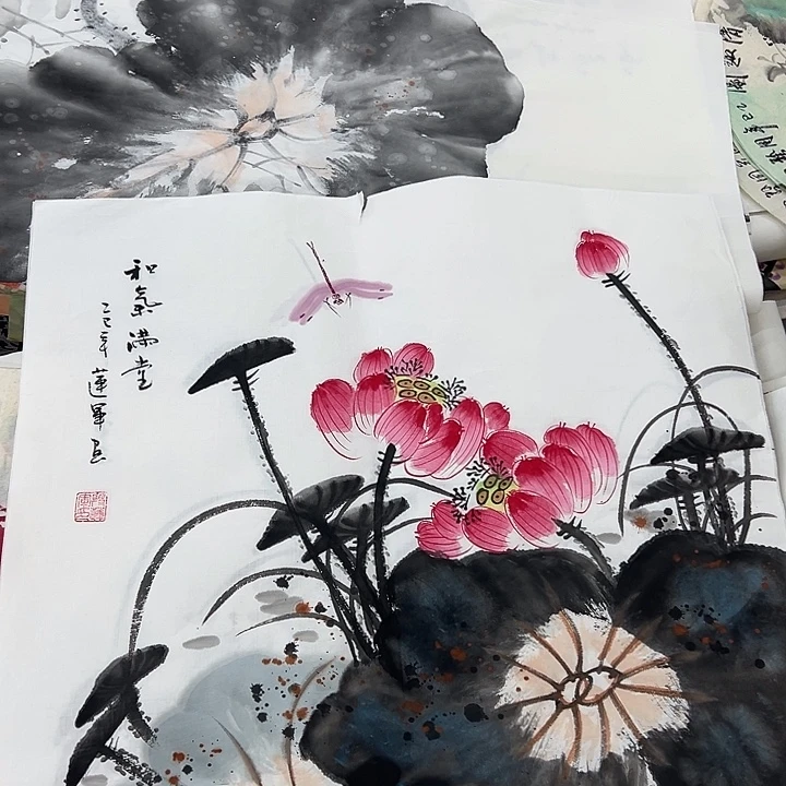 国画纯手绘作品图