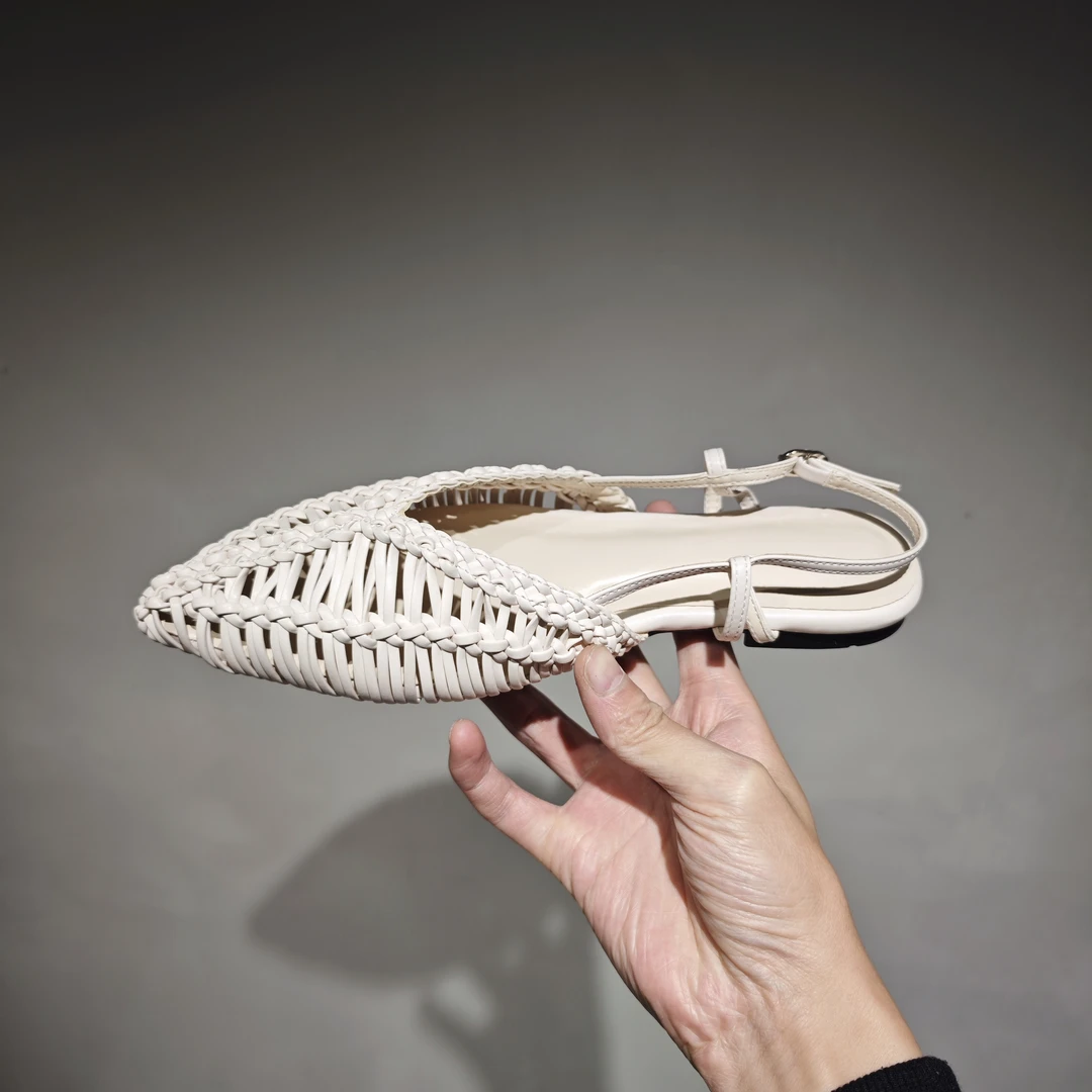 【小刚懂鞋】春夏新款夏季凉拖女百搭复古气质包头半拖S25283909