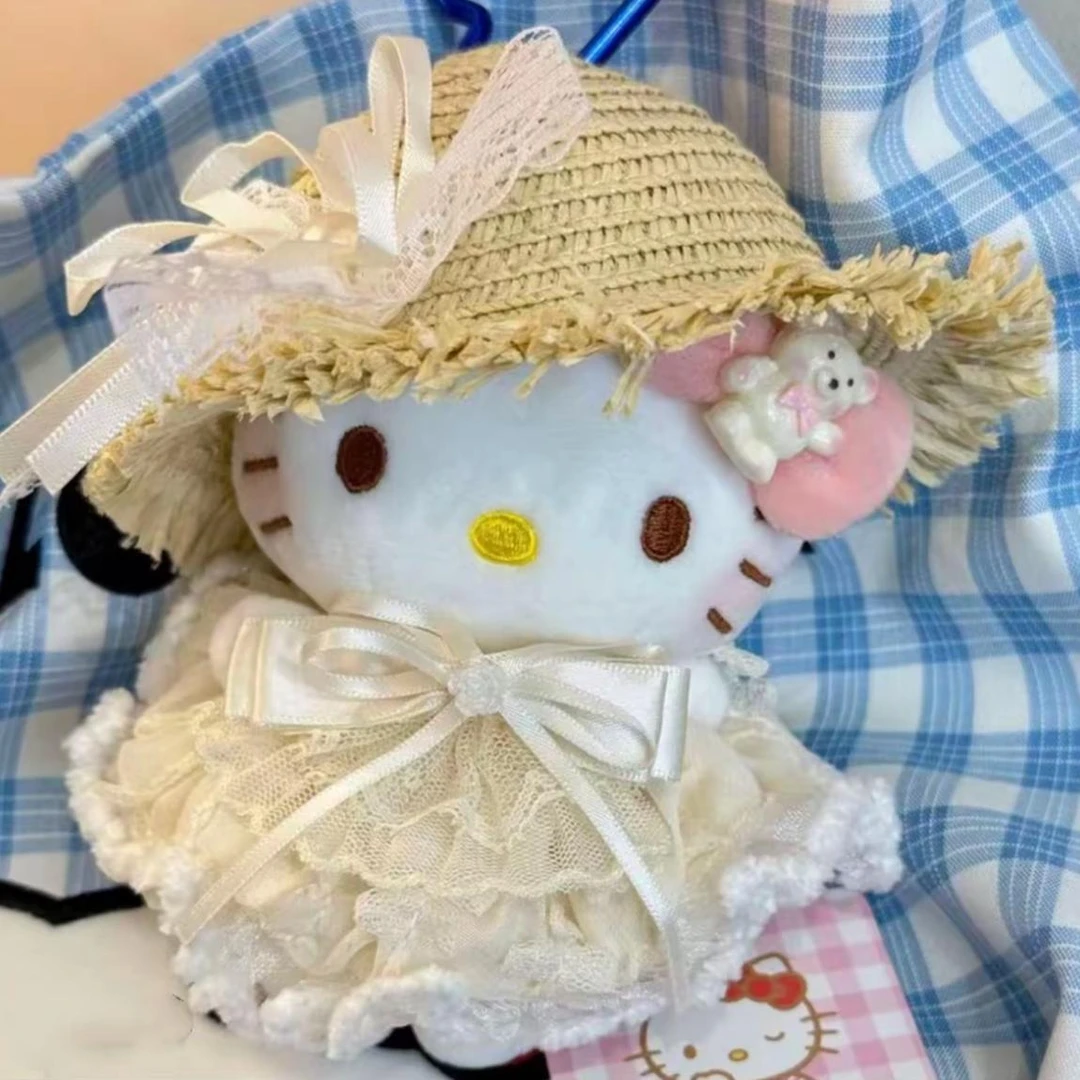 【热卖】正版HelloKitty可爱少女挂件毛茸茸玩偶diy圣诞礼物包挂